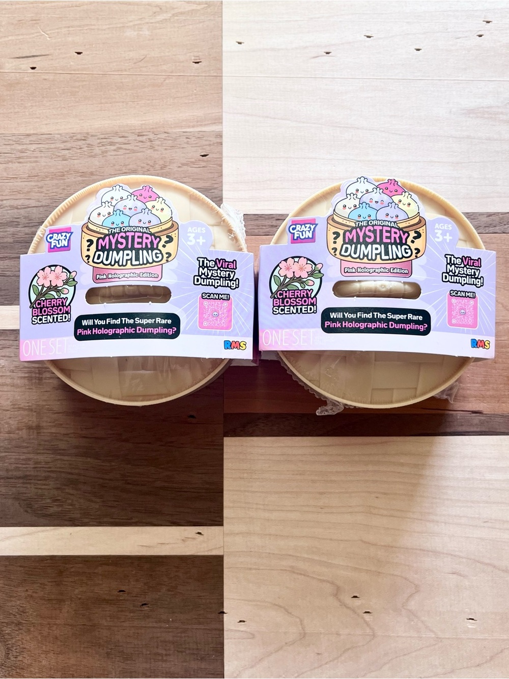 Crazy Fun RMS Mystery Dumpling Cherry Blossom Scented Pink Holographic Edition